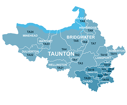 Taunton Map (House Sale Data)